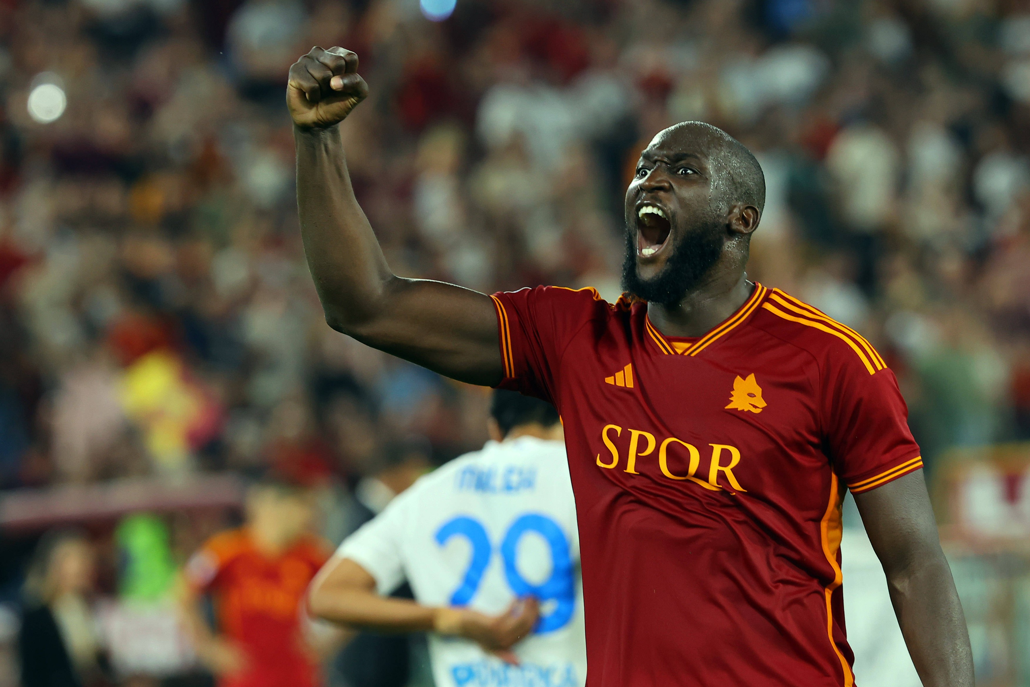 Prima reacție a lui Mourinho, după ce Lukaku a marcat în AS Roma - Empoli 7-0. Mesaj pentru Inter