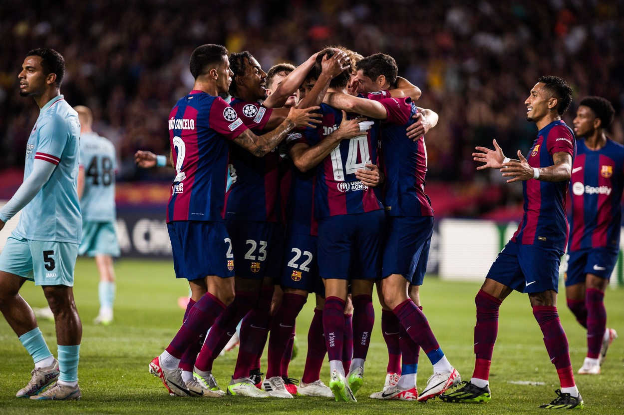 Barcelona - Royal Antwerp 5-0. Catalanii umilesc campioana Belgiei în prima etapă din Champions League