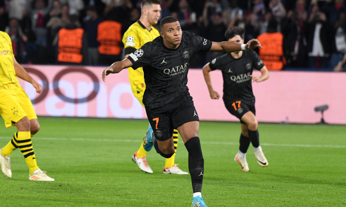 Kylian Mbappe - PSG vs Borussia Dortmund UEFA Champions League in Parc des Princes, Paris, France, on September 19, 2023