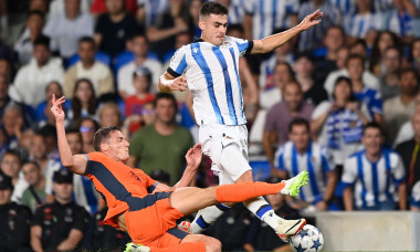 Real Sociedad v Inter Milan, UEFA Champions League match, Group D, date 1. Football, Reale Arena Stadium, San Sebastian, Spain - 20 Sept 2023