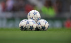 Milan, Italy, 19th September 2023. Adidas UEFA Champions League Official matchballs during the warm up prior to the UEFA