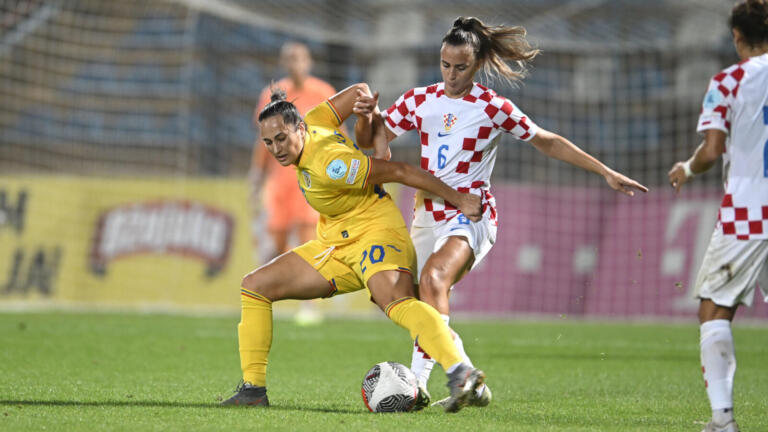 Croația - România 2-1. Naționala feminină, eșec la debutul în Liga Națiunilor