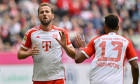 Harry Kane FC Bayern Muenchen FCB (09) Enttaeuschung enttaeuscht nach vergebener Torchance Gestik Geste Eric Maxim Choup