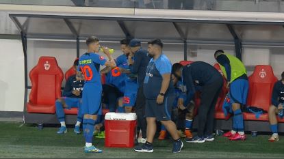 FCSB, trei schimbări la pauza meciului cu Sepsi. Elevii lui Charalambous au primit gol imediat