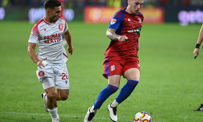 CSA Steaua - CSM Slatina 1-1. ”Roș-albaștrii” rămân cu o singură