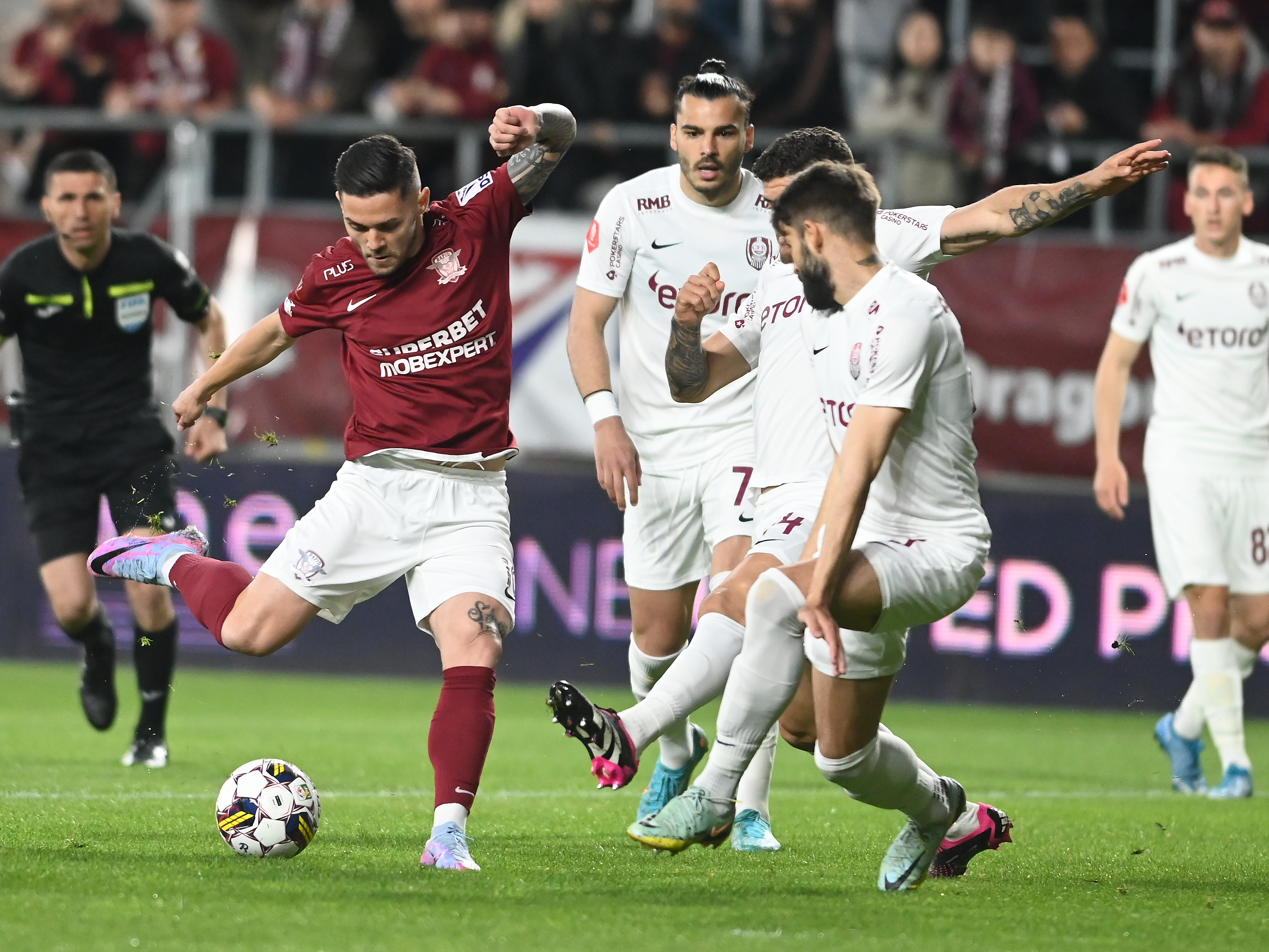 Rapid - CFR Cluj 0-0, ACUM, pe DGS 1. Cele mai în formă echipe din SuperLigă se întâlnesc în Giulești