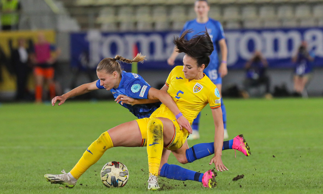 FOTBAL:ROMANIA - FINLANDA, CAMPIONATUL EUROPEAN DE FOTBAL FEMININ 2025 (26.09.2023)