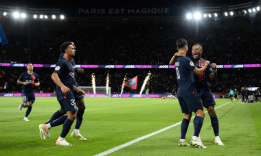 Ligue 1 Uber Eats - Match de football du PSG face à Lens (3-1) au Parc des Princes à Paris