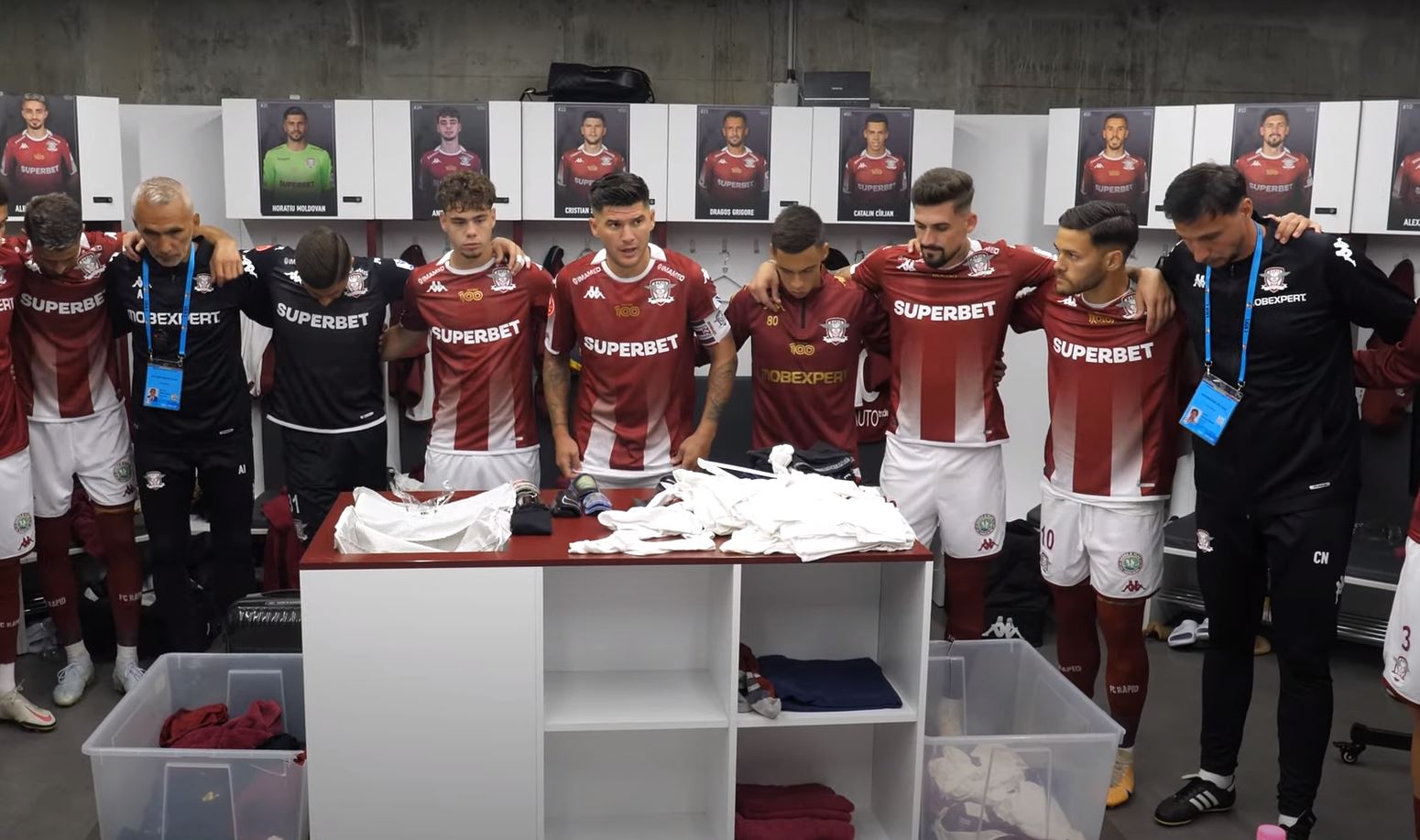 Ce le-a spus Cristi Săpunaru în vestiar colegilor săi înainte de Rapid - CFR Cluj 3-1