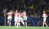 19.09.2023, Bern, Wankdorf, UEFA Champions League: Young Boys - Leipzig, die Spieler von Leipzig freuen sich über das To