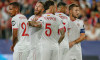 ESP: Sevilla FC v RC Lens. UEFA Champions League match, Group B, date 1 Sergio Ramos, Fernando Reges, Lucas Ocampos, You