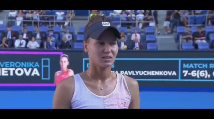 Veronika Kudermetova / Foto: Captură Twitter@TheTennisLetter