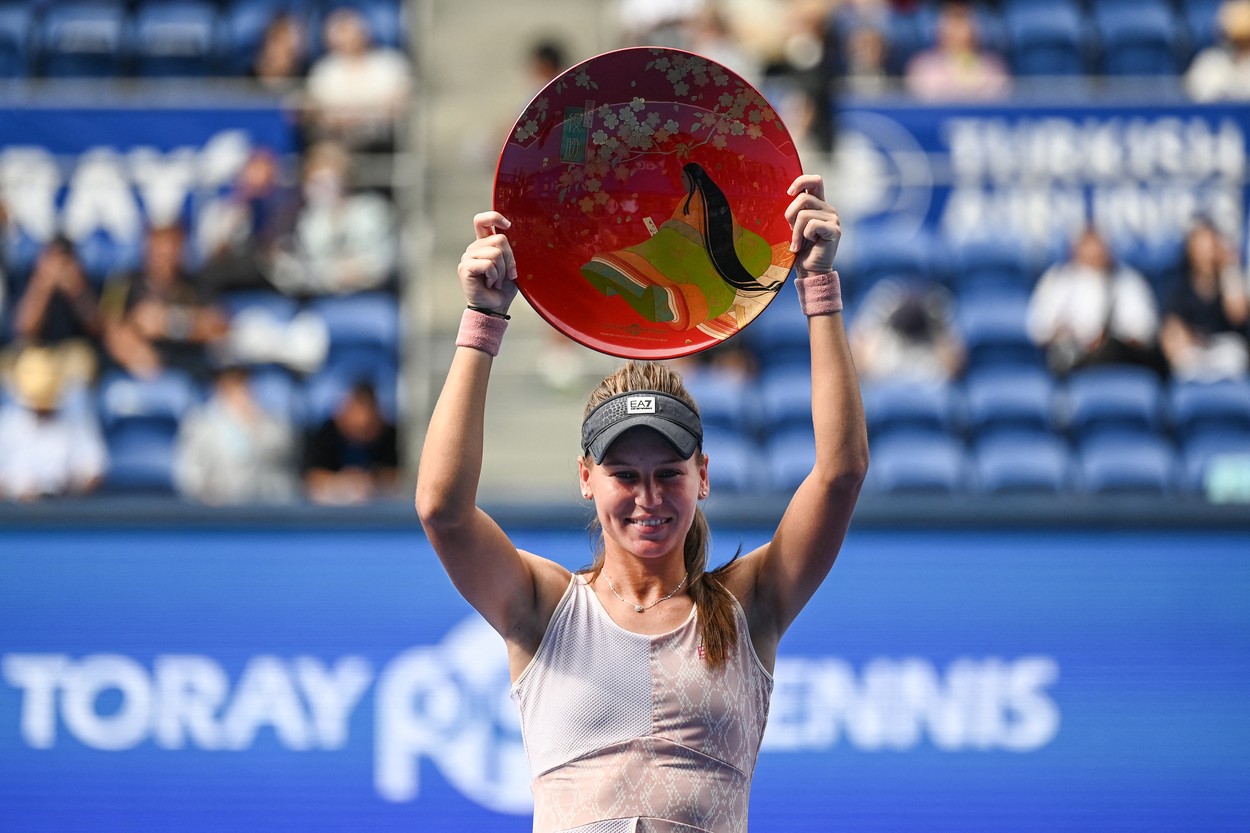 Veronika Kudermetova a câștigat Turneul WTA 500 de la Tokyo în fața americancei Jessica Pegula