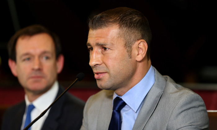 Boxing - James DeGale v Lucian Bute Press Conference Emirates Stadium, Hornsey Rd, London, United Kingdom - 2 Aug 2015