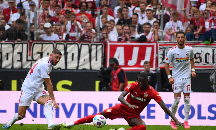 COLOGNE, GERMANY - 30.09.23: Serhou Guirassy. The football match of Bundesliga 1.FC Koeln vs VfB Stuttgart at Rhein-Ener