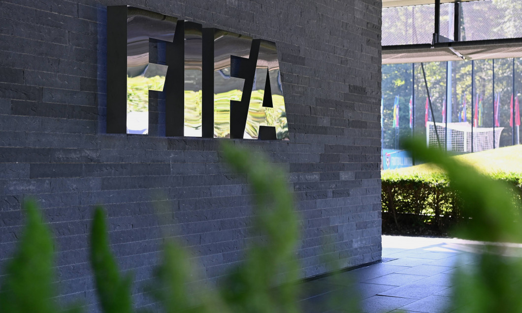 Fussball International 11.07.2023 FIFA, Aussenansicht des Home of FIFA in Zuerich mit Schriftzug *** Football Internatio