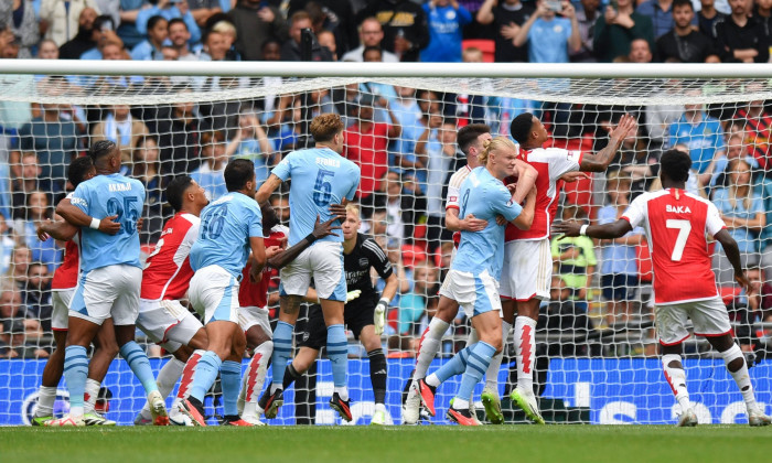 Football - 2023 Football Association Community Shield - Manchester City vs Arsenal - Wembley Stadium - Sunday 6th August