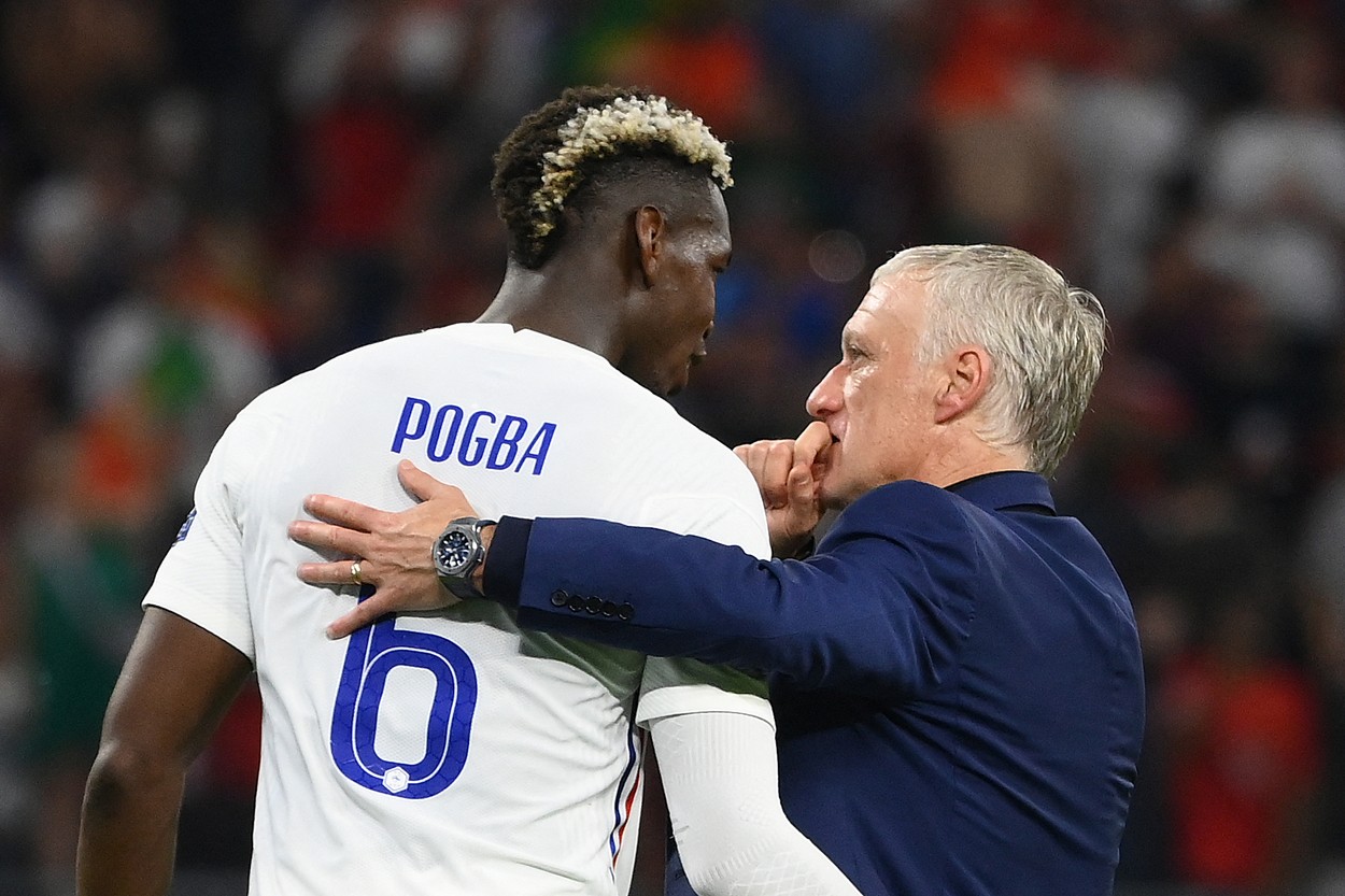 Didier Deschamps a reacționat la scandalul de dopaj în care este implicat Paul Pogba