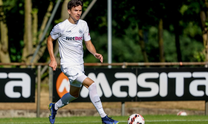 HORST, NETHERLANDS - JULY 24: Dorin Rotariu of Atromitos FC during the Preseason Friendly match between Atromitos FC and Kiryat Shmona at Sportpark Ter Horst on July 24, 2022 in Horst, Netherlands (Photo by Broer van den Boom/Orange Pictures)