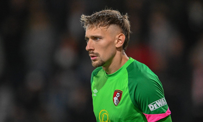 Bournemouth v Stoke City Carabao Cup Ionut Andrei Radu of Bournemouth during the Carabao Cup Third Round match at the Vi