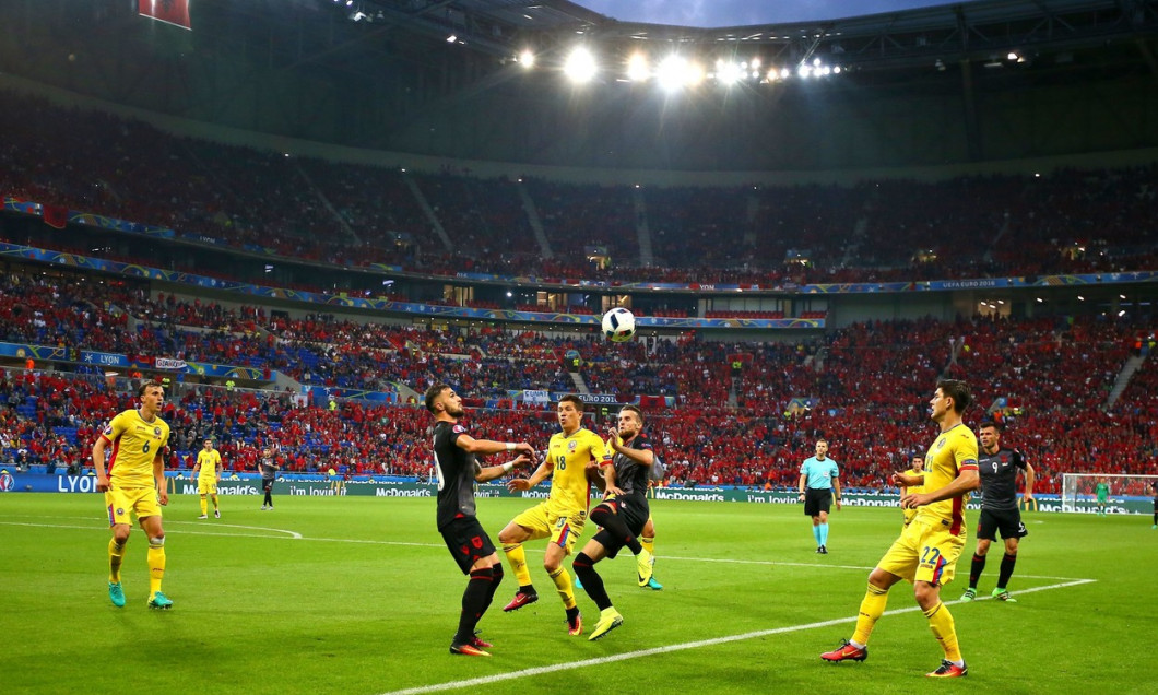 Football - UEFA European Championships 2016 Group Stage Group A Romania v Albania Parc Olympique Lyonnais, Décines-Charpieu, France - 19 Jun 2016