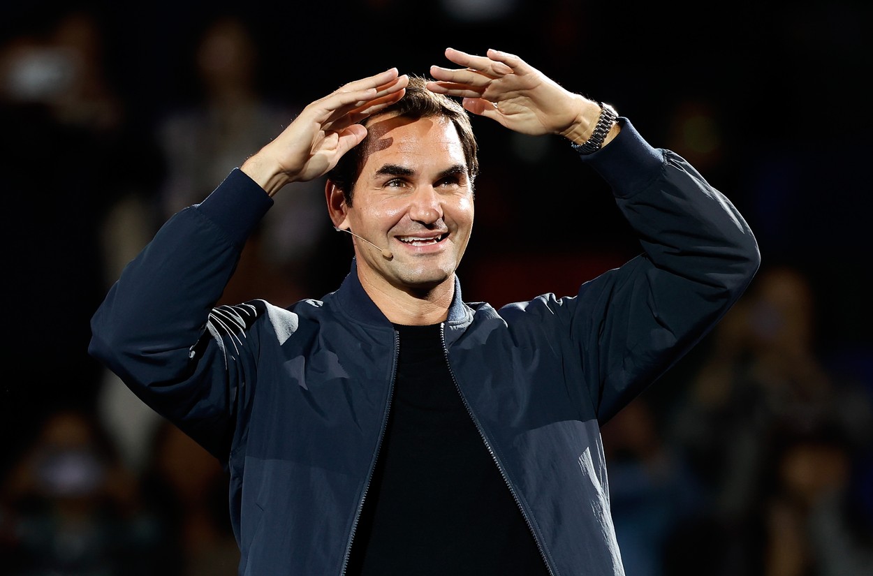 Roger Federer a atras toate privirile la Shanghai. Ce s-a întâmplat la meciul dintre Rublev și Humbert