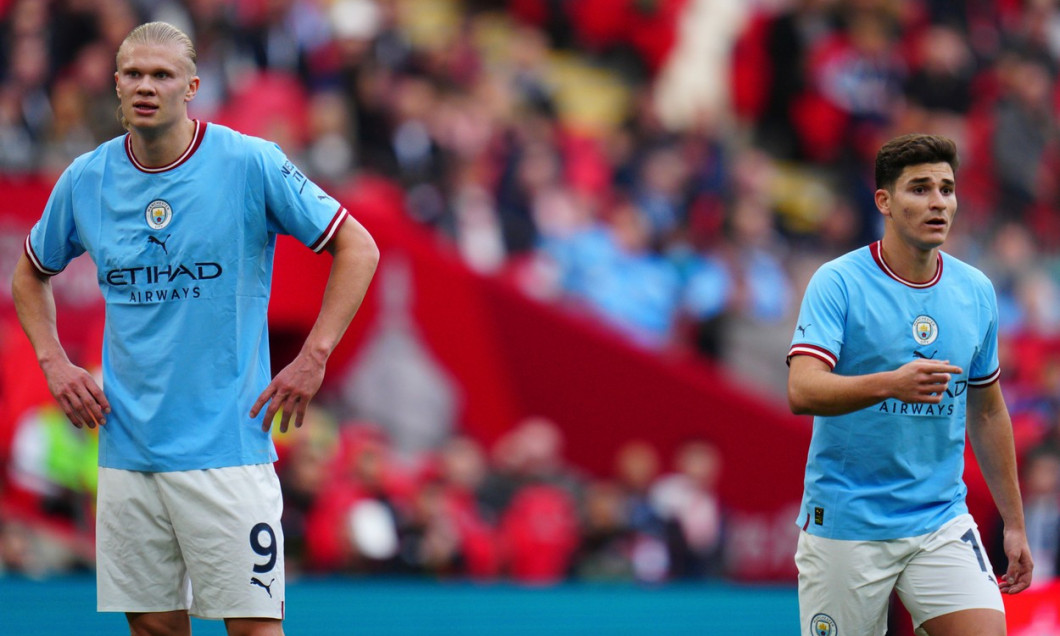 Manchester City v Sheffield United, Emirates FA Cup, Semi Final, Football, Wembley Stadium, London, UK - 22 Apr 2023