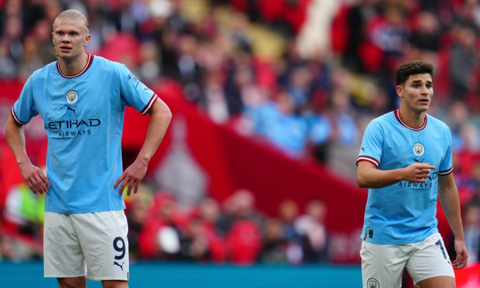 Manchester City v Sheffield United, Emirates FA Cup, Semi Final, Football, Wembley Stadium, London, UK - 22 Apr 2023