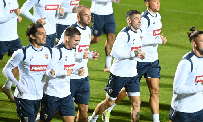 FOTBAL:ANTRENAMENT OFICIAL ROMANIA INAINTEA MECIULUI IMPOTRIVA ANDORRA (14.10.2023)