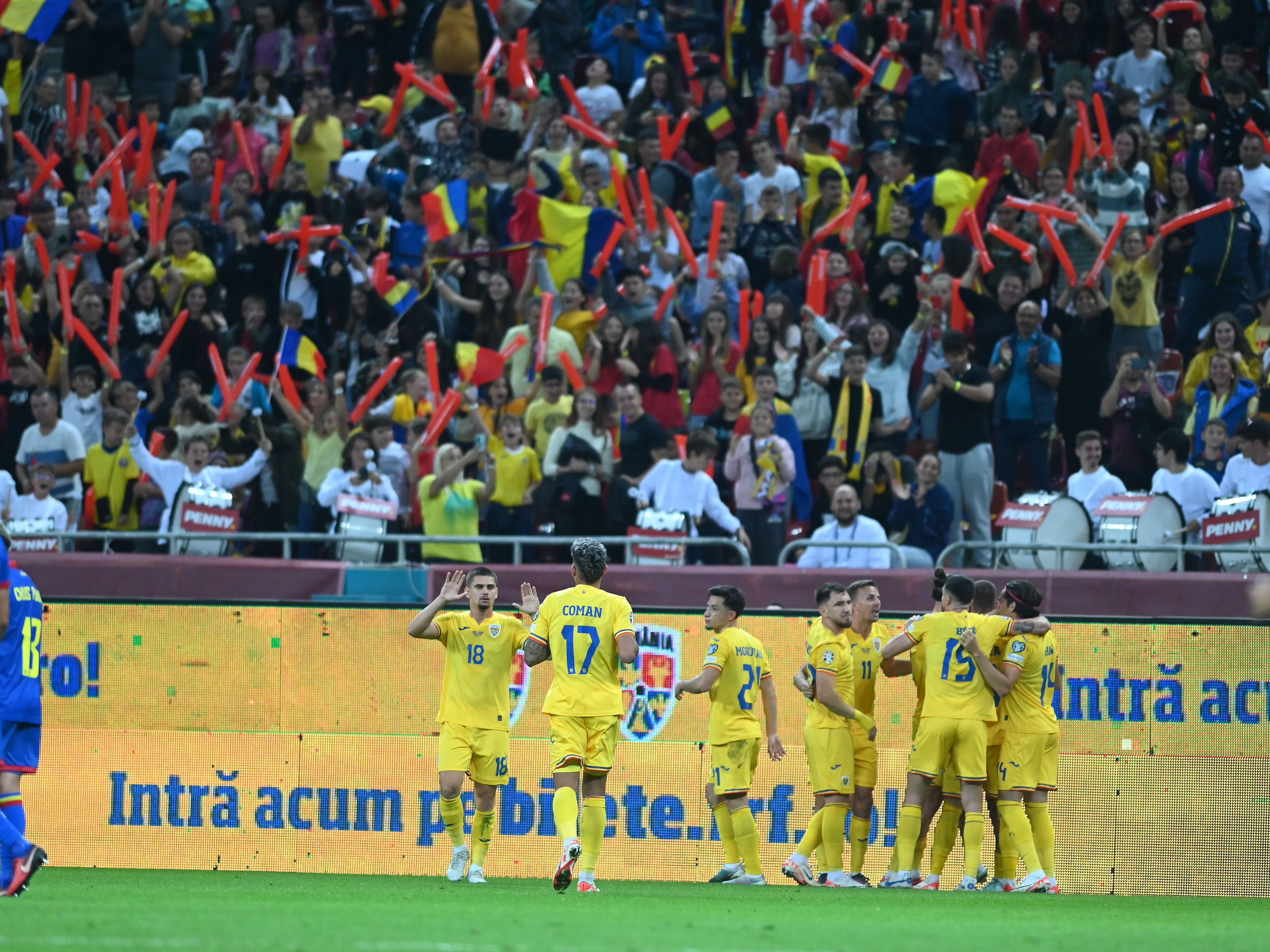 Câți spectatori au fost prezenți la România - Andorra, pe Arena Națională