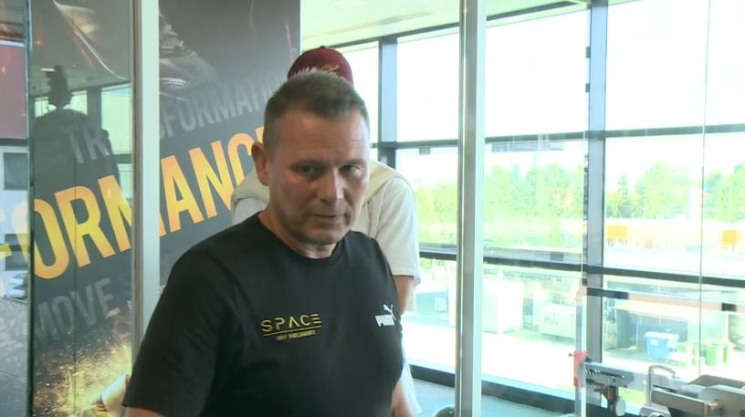 Joacă la o rivală din SuperLiga, dar a fost prezent la inaugurarea clinicii lui Thomas Neubert de la FCSB