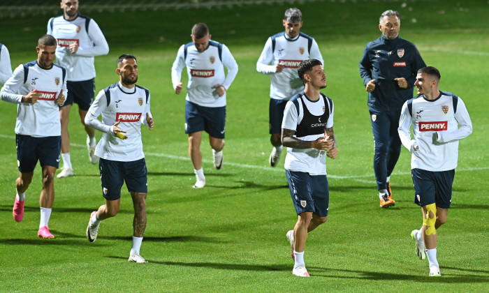 FOTBAL:ANTRENAMENT OFICIAL ROMANIA INAINTEA MECIULUI IMPOTRIVA ANDORRA (14.10.2023)