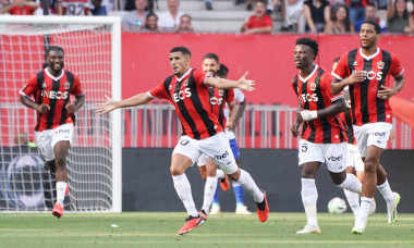 Match de Ligue 1 Uber Eats &quot;Nice - Strasbourg (2-0)&quot; au stade Allianz Riviera