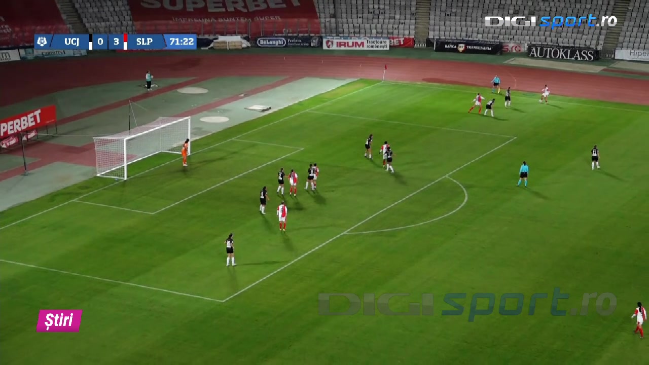 Slavia Praha W 3-0 Olimpia Cluj W - Michaela Khyrova 42' : r/soccer
