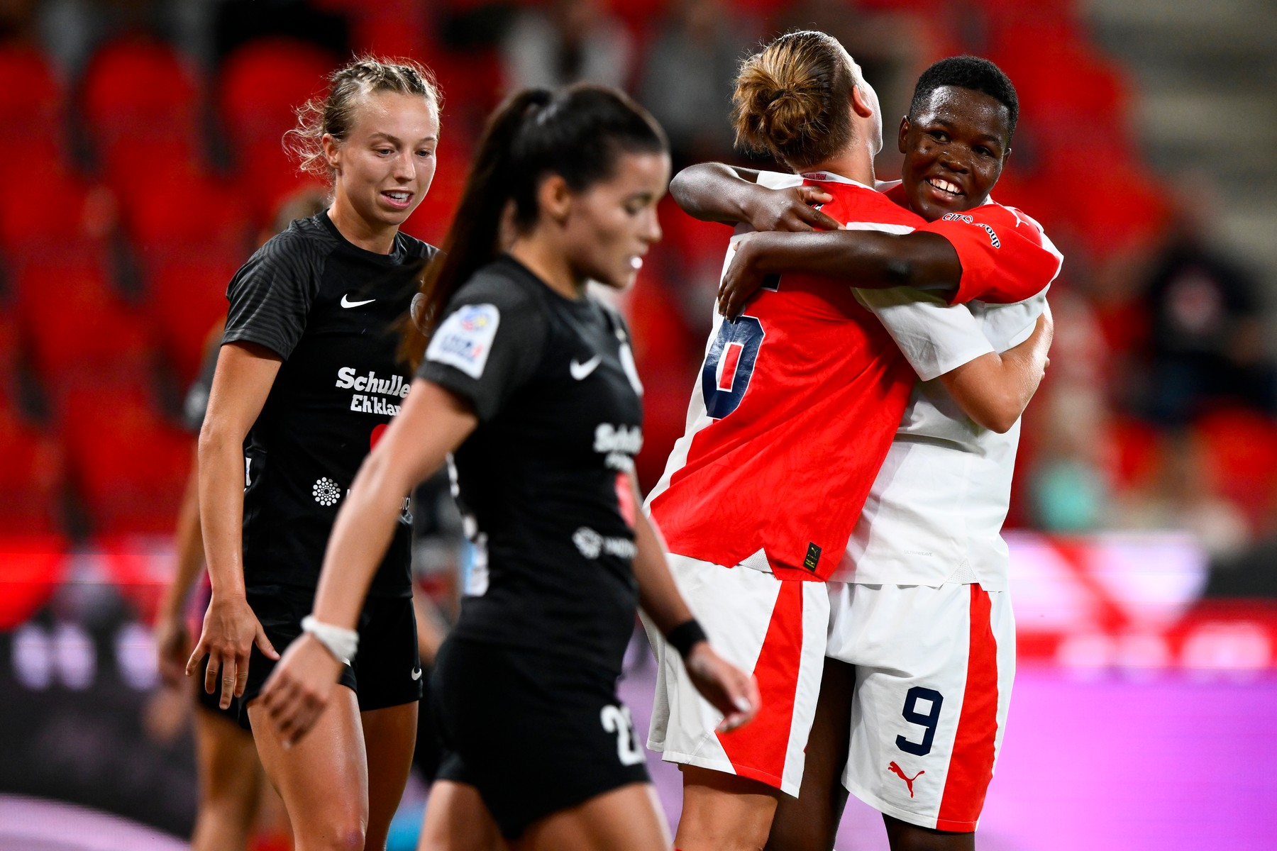 Ce înfrângere! ”U” Olimpia Cluj - Slavia Praga 0-6 în preliminariile Ligii Campionilor la fotbal feminin