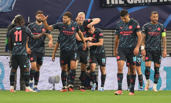 GER, UEFA Champions League, RB Leipzig vs Manchester City 04.10.2023, Leipzig, Red Bull Arena, GER, Saison 2023/ 2024, U