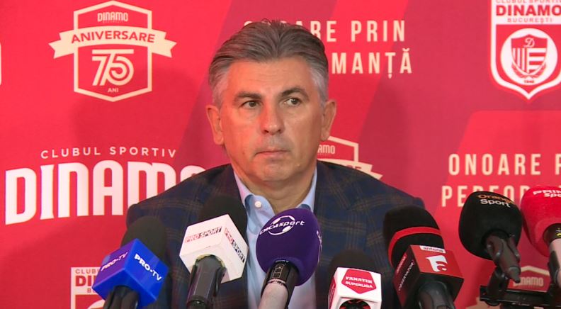 Ionuț Lupescu, prezentat oficial la CS Dinamo: Vreau să fac o analiză serioasă