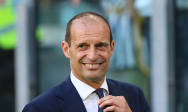 Massimiliano Allegri, head coach of Juventus FC, during the match between Juventus FC and Torino FC on October 07, 2023 at Allianz Stadium in Turin, I