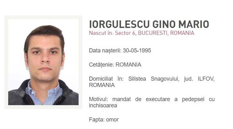 Poliția Română a oferit ultimele informații, după ce Mario Iorgulescu nu s-a predat în urma condamnării