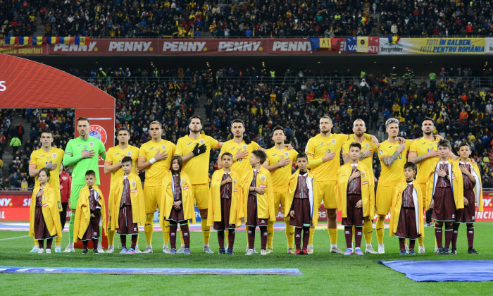 Romania National Team before Euro 2024 qualification game Romania vs Belarus played on 28.03.2022, Arena Nationala Stadium , Cristi Stavri