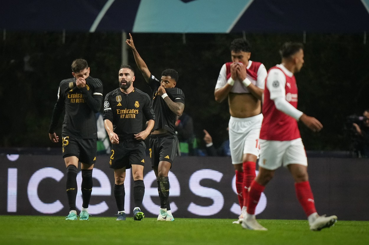 Braga - Real Madrid 1-2. ”Galacticii” se impun la limită