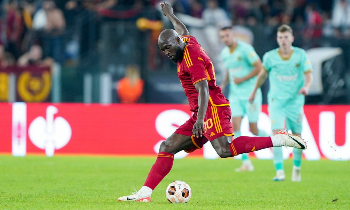 AS Roma v Slavia Praha - UEFA Europa League Romelu Lukaku of AS Roma during the UEFA Europa League Group G match between