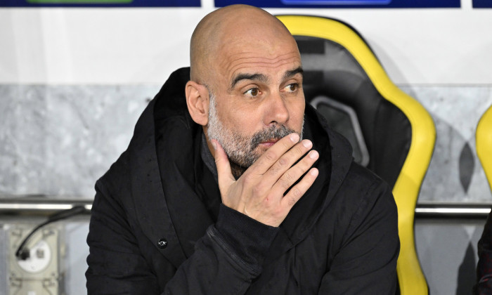 Trainer Pep Guardiola, MC, BSC Young Boys - Manchester City, Champions League, Fussball, 25.10.2023 *** Coach Pep Guardi