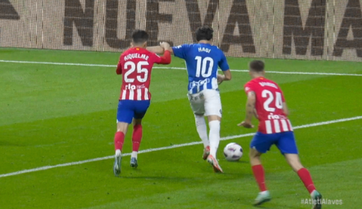 Assist superb reușit de Ianis Hagi în Atletico Madrid - Alaves! Românul a ratat o ocazie uriașă. Nota primită