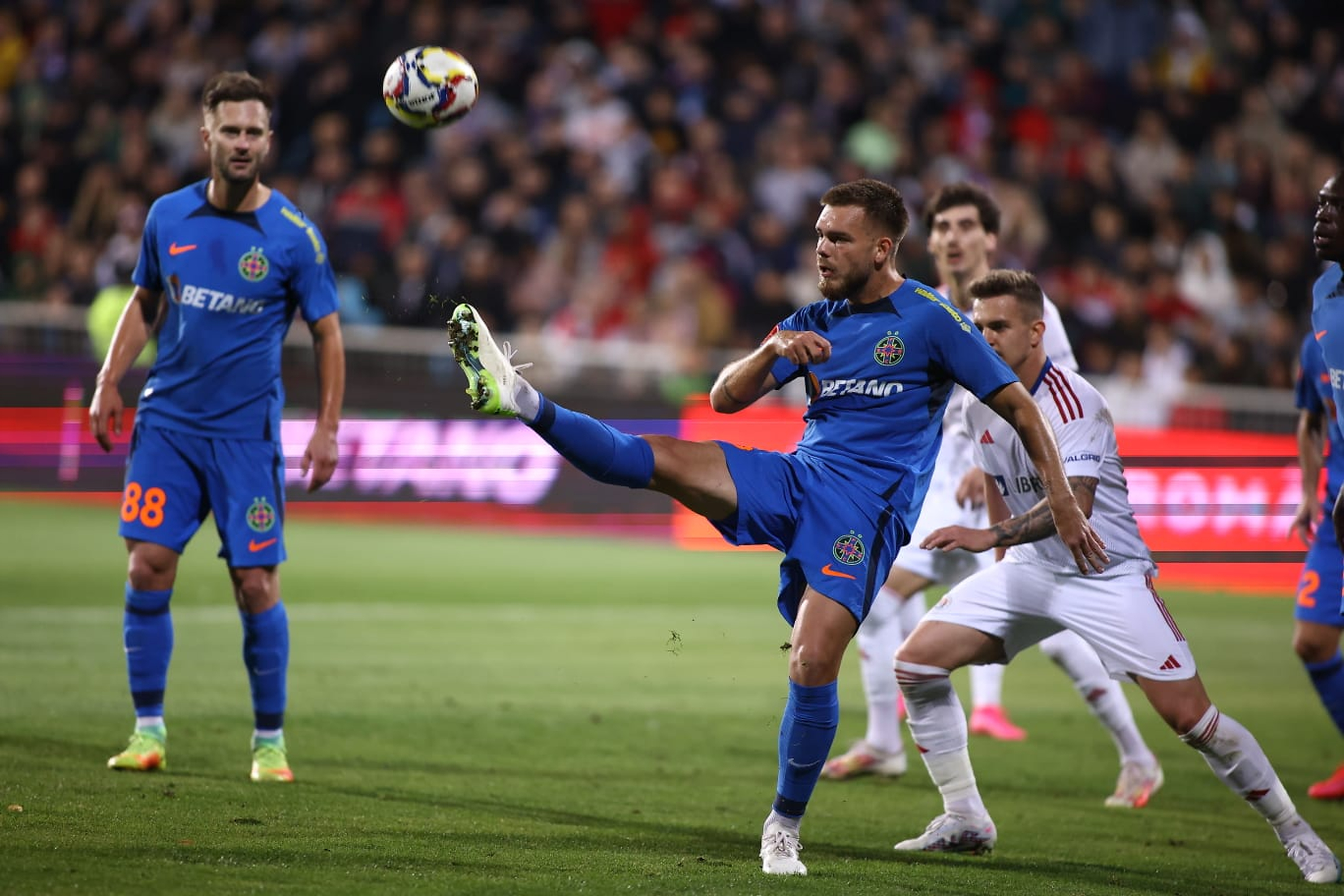 Oțelul - FCSB 1-1. Final spectaculos la Galați! Roș-albaștrii, egalați în prelungiri