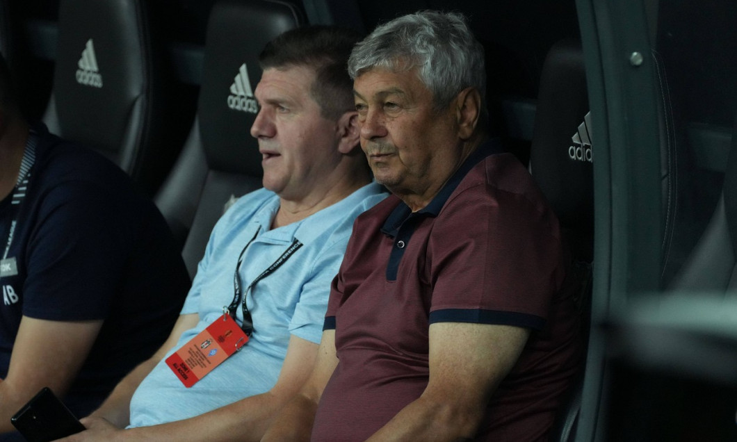 Coach Mircea Lucescu of Dynamo Kyiv during the UEFA Conference League Play off round second leg match between Besiktas a
