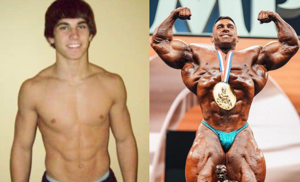 Caz unic în sport! A dat fotbalul pe culturism, s-a transformat total și tocmai a scris istorie la Mister Olympia