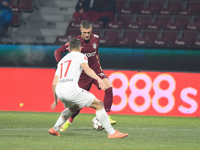 Video  Hermannstadt a reușit să o învingă pe CFR Cluj, scor 1-0, în