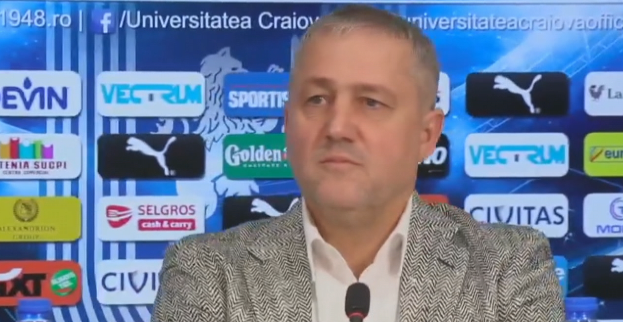 Mihai Rotaru, discurs ”fără perdea” după Universitatea Craiova - Unirea Slobozia 3-0: ”Îmi era frică”