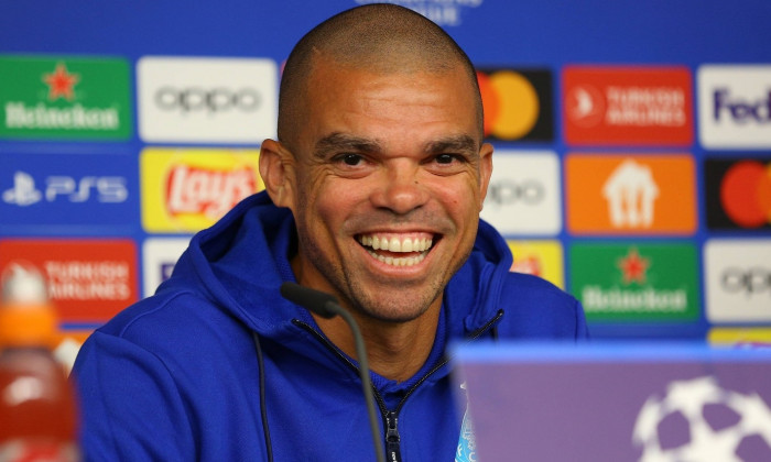 Fußball Herren Saison 2023/2024 UEFA Champions League 1. Spieltag I Pressekonferenz I FC Porto I 18.09.2023 Pepe (KĂ ple